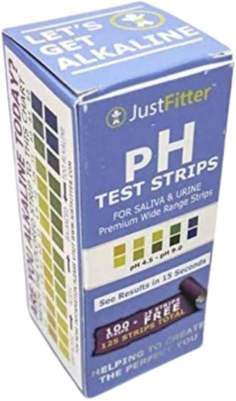 Ph Test Strips For Testing Alkaline And Acid Levels In The