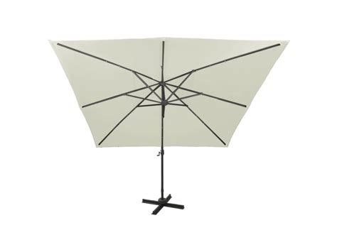 Parasol D Port Avec M T Et Lumi Res Led Cm Sable Helloshop