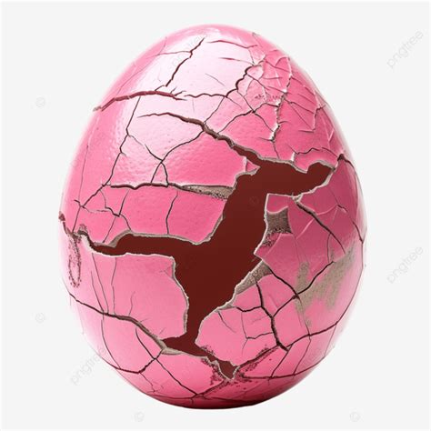 Cracked Easter Egg Front Lower Part Easter Egg Eggshell Cracked Png