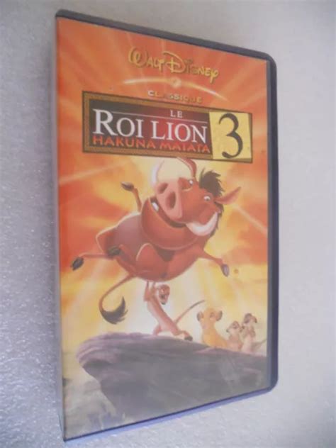 VHS DISNEY LE Roi Lion 3 Hakuna Matata EUR 7 00 PicClick FR