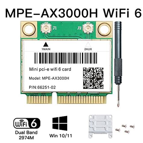 Mpe Ax H Wifi Wireless Card Dual Band Ax Half Mini Pci E