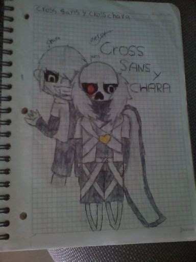 Dibujo De Cross Sans Y Cross Chara Undertale Espa Ol Amino