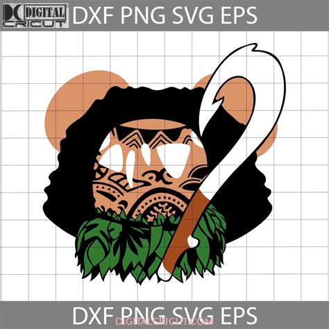 Moana Svg, Maui Svg, Demigod Svg, Hook Svg, Cartoon Svg, Cricut File ...