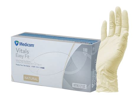 Vitals Easy Fit - Latex Powder Free Gloves | Medicom Australia