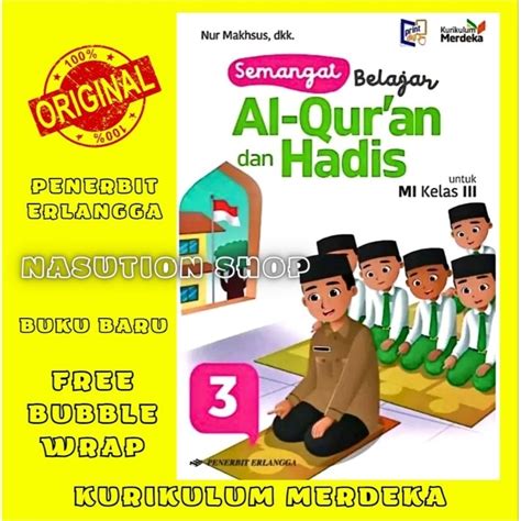 Jual Buku Semangat Belajar Al Quran Dan Hadis Kelas Mi