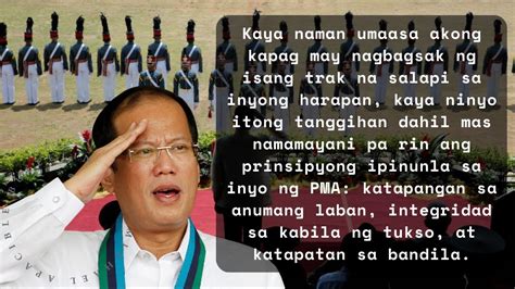 Sobrang Laki Ng Tiwala Ni PNOY Sa Men In Uniform Lalo Sa Mga PMA Ers