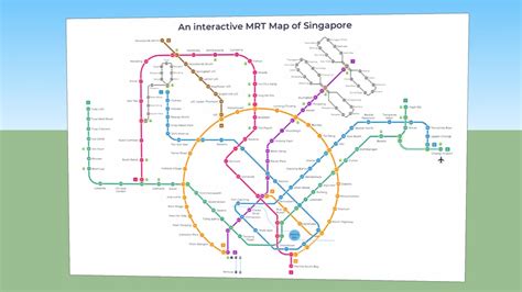 Singapore subway map | 3D Warehouse