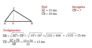 Problemi Svolti Sul Teorema Di Pitagora Geometria Terza Media