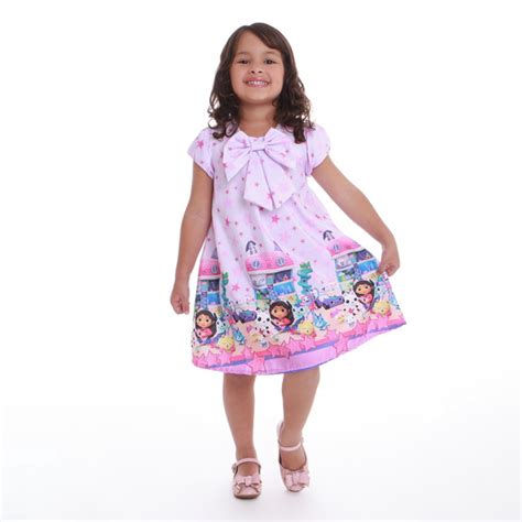 Vestido Infantil Casa Mágica da Gabby Elo7 Produtos Especiais