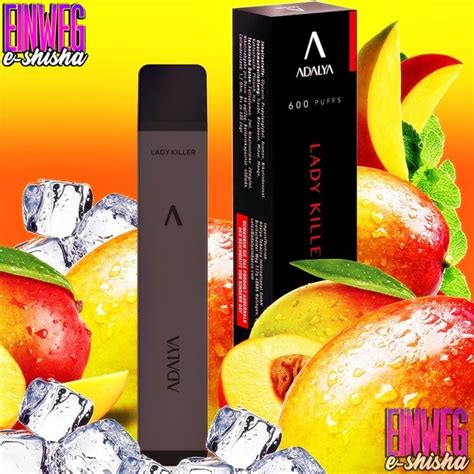 Adalya Vape Lady Killer 600 Züge Nikotin 12 mg einweg e shisha de