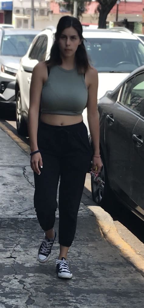 Big Jiggle Tits Teen On Street Candid Teens