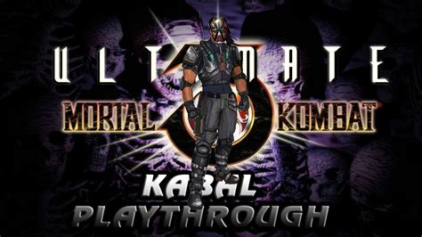 Ultimate Mortal Kombat 3 Kabal YouTube