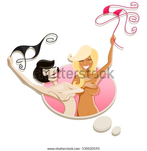 Think Bubble Nude Bikini Girls Stock Vector Royalty Free 130020593 Shutterstock