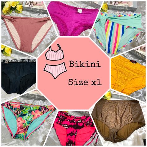 Bikini Size Xl Shopee Thailand