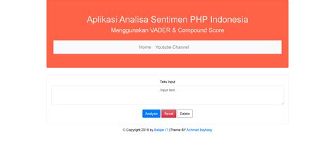 GitHub Rahadiana Aplikasi Sentimen Vader Bahasa Indonesia Aplikasi