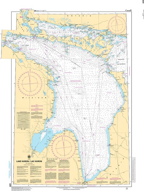 CHS Nautical Chart - CHS2200 Lake Huron/Lac Huron