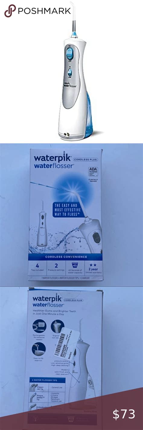 Waterpik Waterflosser Cordless Plus All New Fourtips Included Waterpik Water Flosser Cordless