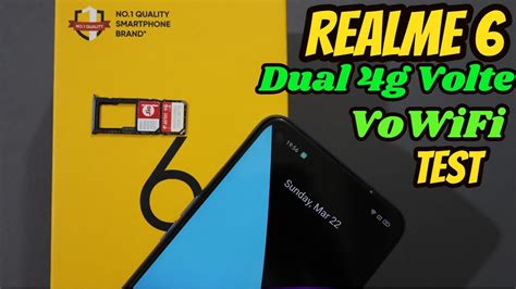 Hindi Realme 6 Dual 4G VOLTE Test VoWiFi Test With Airtel Jio Sim