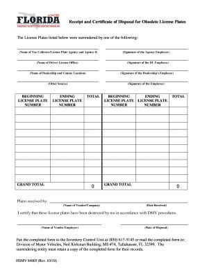 Fillable Online Receipt And BCertificateb Of Disposal For Obsolete