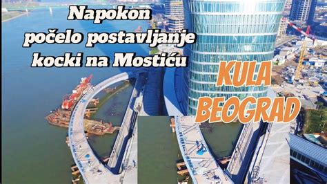 Počelo postavljanje kocki na Mostiću Kule Beograd radovi na Platou nove