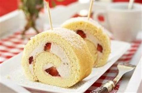 Biscuit Roul Aux Fraises