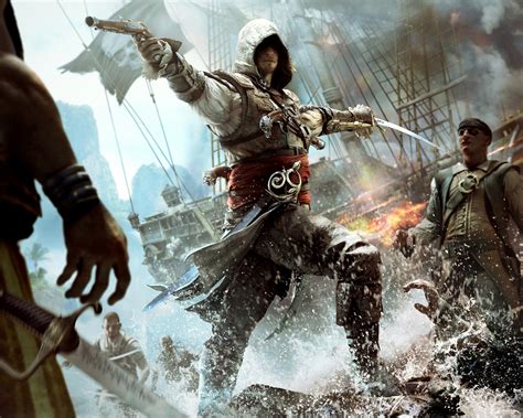 Image Aciv Edward Kenway Sabre Pistolet Wallpaper Wiki Assassins Creed Fandom Powered