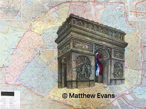 Arc De Triomphe Paris Map United States Map