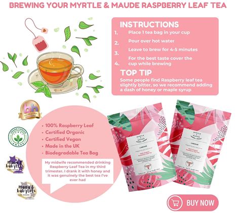 When to start raspberry leaf tea: timing matters - Myrtle and Maude