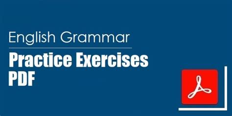 English Grammar Practice Exercises Pdf