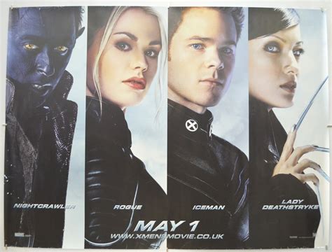 X Men 2 Teaser Characters Version 2 Original Movie Poster