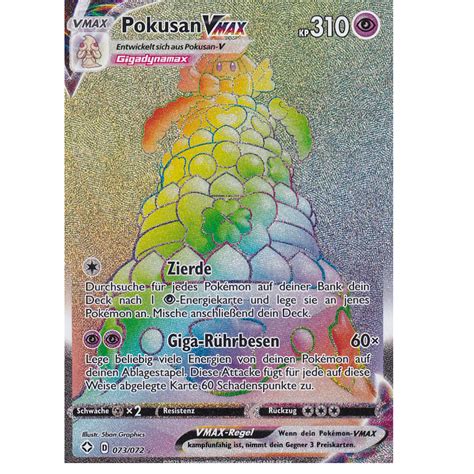 Pokusan VMAX SHF 073 072 Rainbow Rare Deutsch HolonCardshop