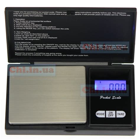 весы электронные Digital Scale Professional-Mini 200 г 0,01 г Весы ACS ...