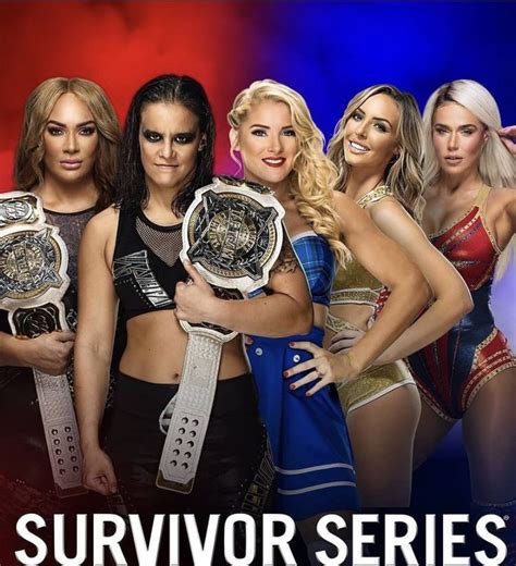 Raw Survivor Series Team Shayna Baazler Nia Jax Lacey Evans Peyton Peyton And Lana Survivor