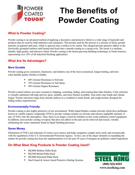 The Benefits Of Powder Coating