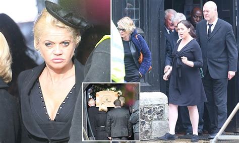 Danniella Westbrook Joins Eastenders Cast At Peggy Mitchell S Funeral Daily Mail Online