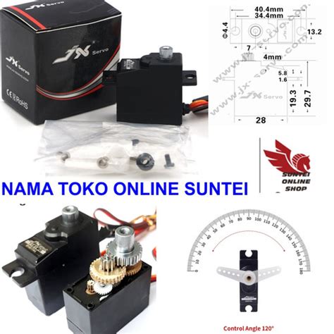 Jual Servo Jx Pdi Mg G Kg Torque Metal Gear Servo Motor