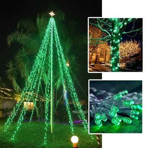 Luz Led Lineal 50 Metros 500 Led Verde Luces Navidad 1514 Cómpralo En