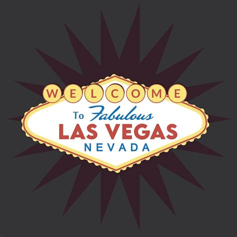 Premium Vector Welcome To Fabulous Las Vegas Nevada