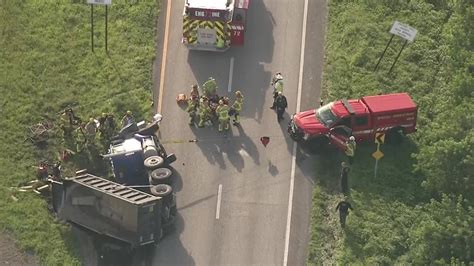 Southern Boulevard Shut Down After Dump Truck Overturns In Loxahatchee