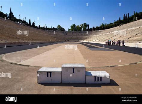 Athens Greecethe Panathenaic Stadium Site Of The First Modern Olympic