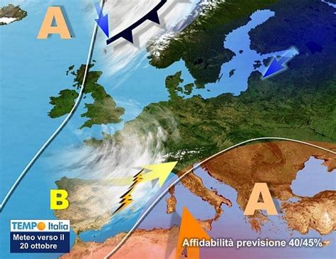 Grandi novità meteo allorizzonte Italia contesa fra violente