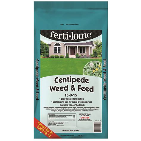 Ferti Lome Weed And Feed Lawn Fertilizer For Centipede Grass 5000 Sq Ft Stine Home Yard The