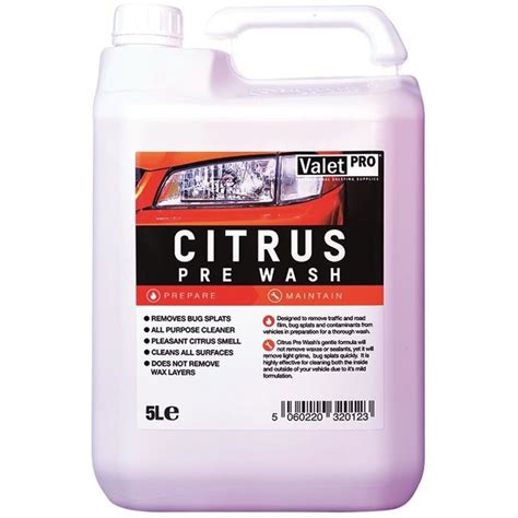 Valet Pro Citrus Pre Wash Liter