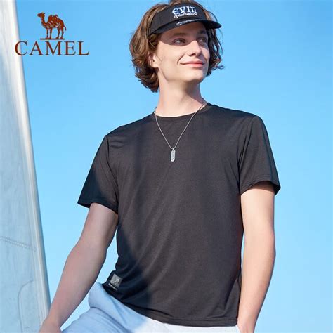 Camel Outdoor Short Sleeved Men S Sports Tops Summer Sweat