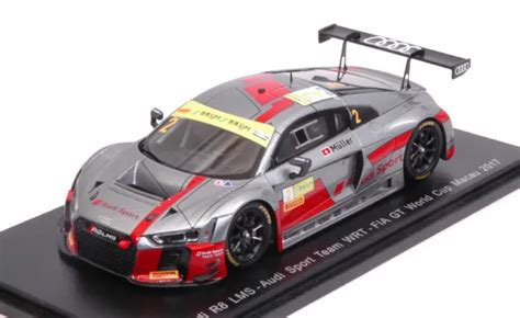 Coche Auto Escala Spark Modelo Audi R Lms N Fia Gt World Cup