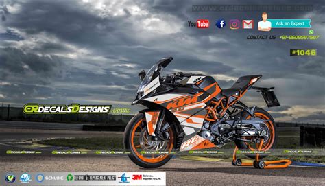 Buy Cr Decals Ktm Rc Shark Edition Sticker Kit Rc 200 Online ₹2779 From Shopclues