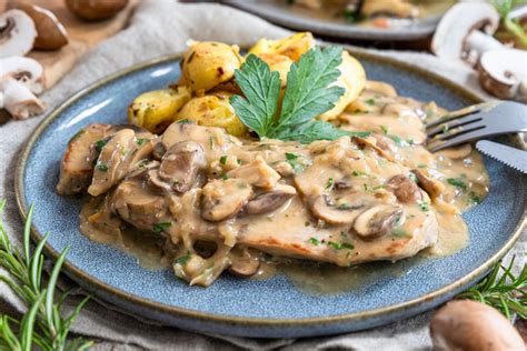 Champignon Rahm Schnitzel Rezept Eat De