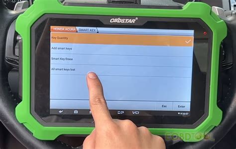 OBDSTAR X300 DP Plus Program HONDA 2020 AVANCIER All Keys Lost By OBD