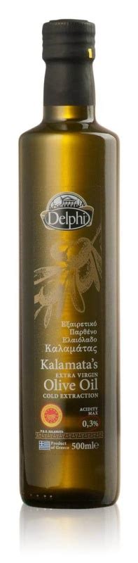 Масло оливковое DELPHI Extra Virgin Каламата 0,5 л 5201306500026 ...