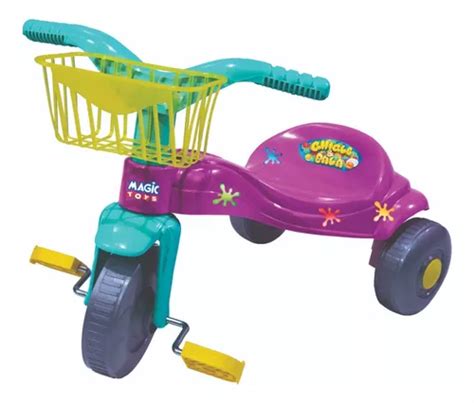 Triciclo Velotrol Tico Tico Infantil Cesta Magictoys Frete Gr Tis